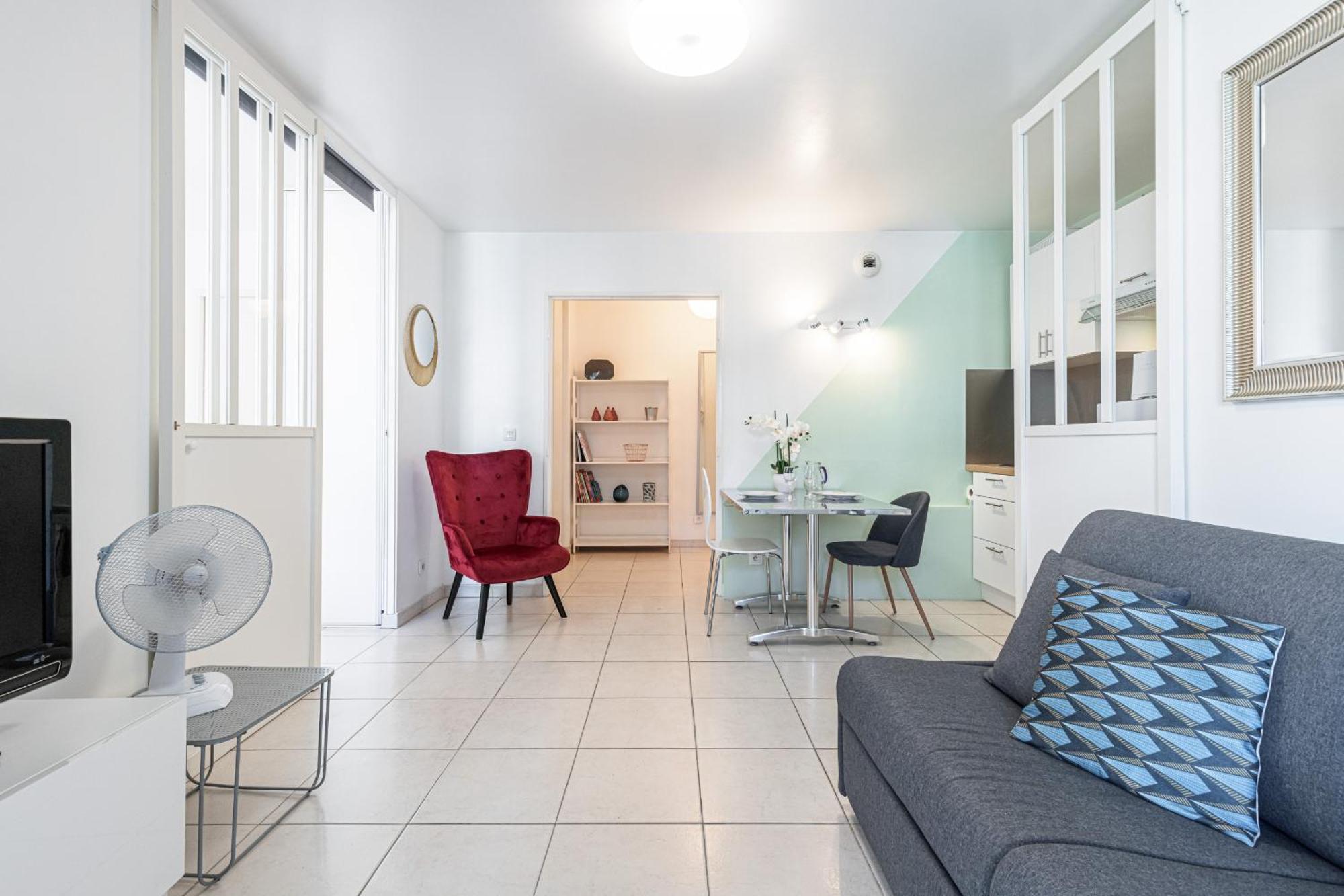 Apartment Quiet 1 Bdr Port! Close Place Du Pin Garibaldi Nizza